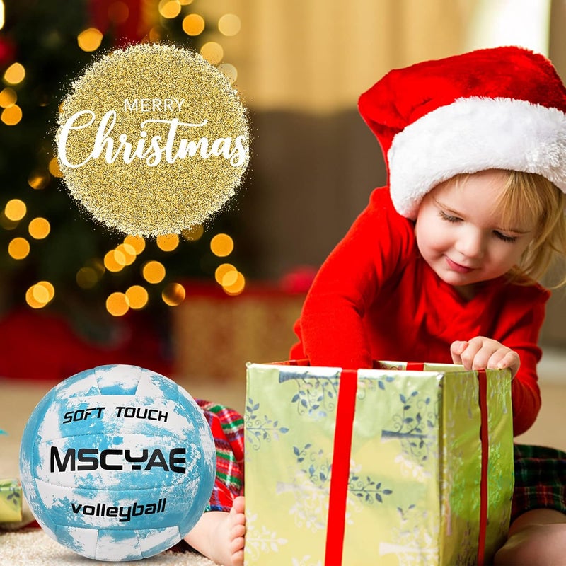 MSCYAE Volleyball Official Size 5,Soft Touch Volleyballs for Kids Youth Adults, Indoor Outdoor Volleyball for Beginners Backyard Park Beach Play Ball Games(Best Gift) - Image 5